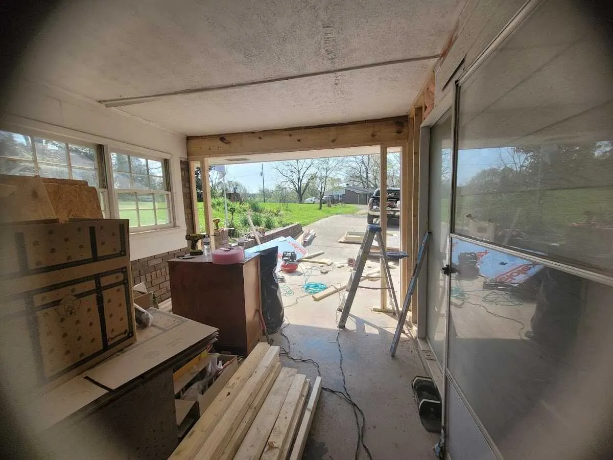 Air movers and dehumidifier for Drying & Dehumidification in Gray